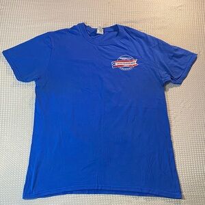 Gildan Royal Blue Grocery Outlet Graphic T shirt Size Large